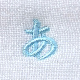 名入れ刺繍ネーム楷書